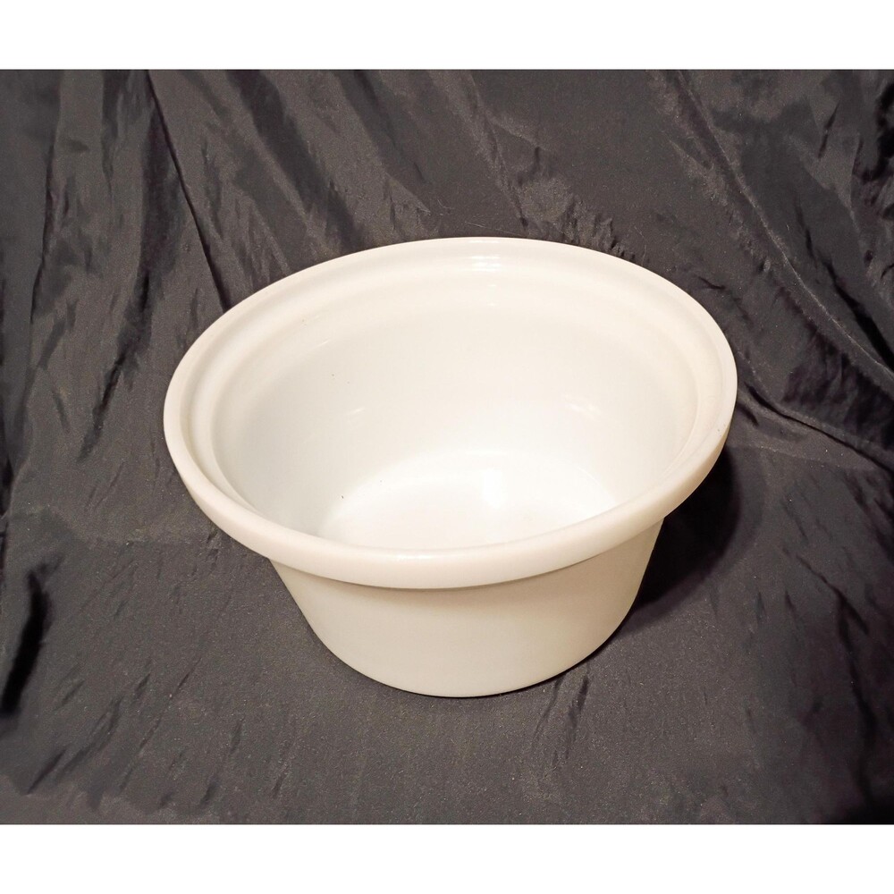 Large White Milk Glass Crockpot Insert